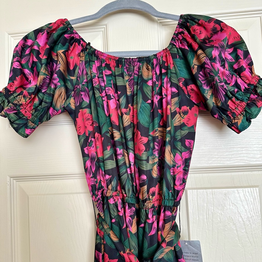 NSR floral maxi dress NWT size small